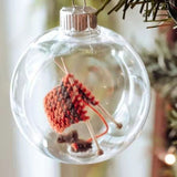Knitted Christmas Baubles – Handcrafted Knit Ornament Set