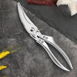 Multifunction Poultry Shears – Stainless Steel, 3.5mm Blades & Spring-Loaded Grip
