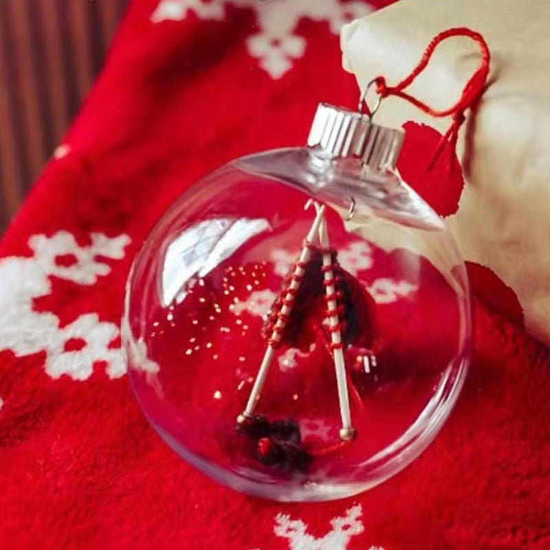 Knitted Christmas Baubles – Handcrafted Knit Ornament Set