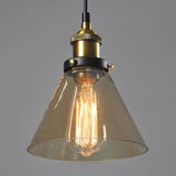 Vincent Crystal Hanging Lamp - Amber Style 2