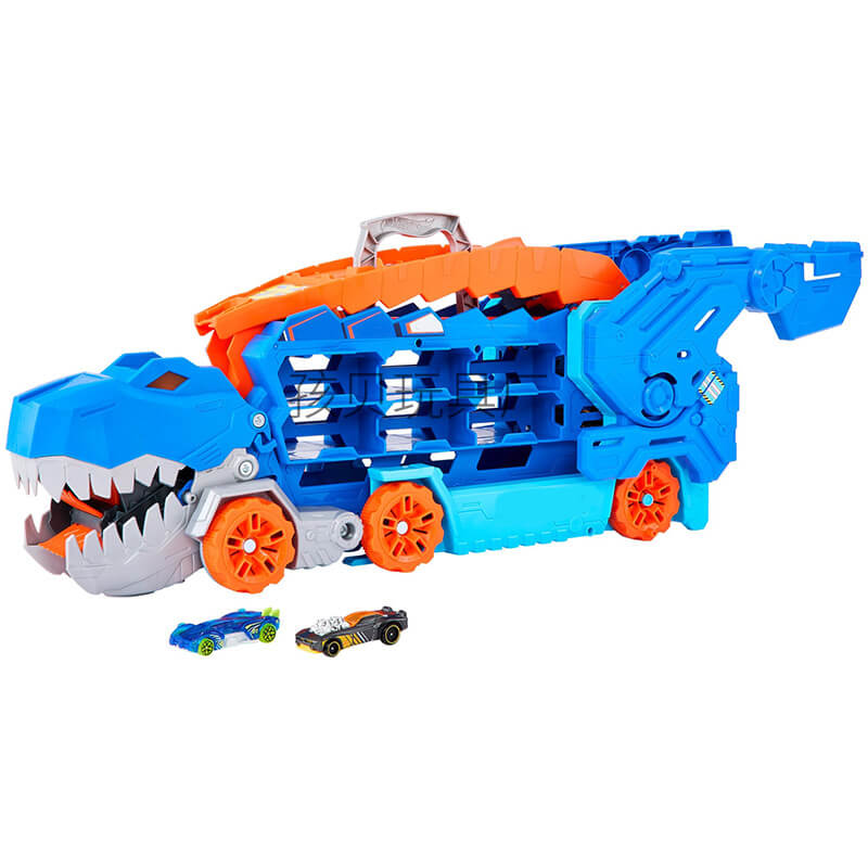 3-in-1 Race Truck for Kids – T-Rex Transporter