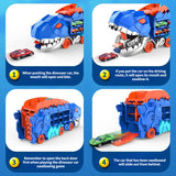 3-in-1 Race Truck for Kids – T-Rex Transporter