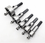 Carbide HSS Drill Bit Set – 5-Piece, Metal/Wood/Plastic & Anti-Slip Tip
