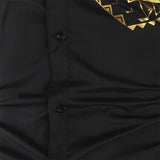 Darius – Men's Shirt with Gold Details