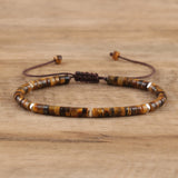 Seraphina – Braided Bracelet with 2.4mm Natural Stone Beads