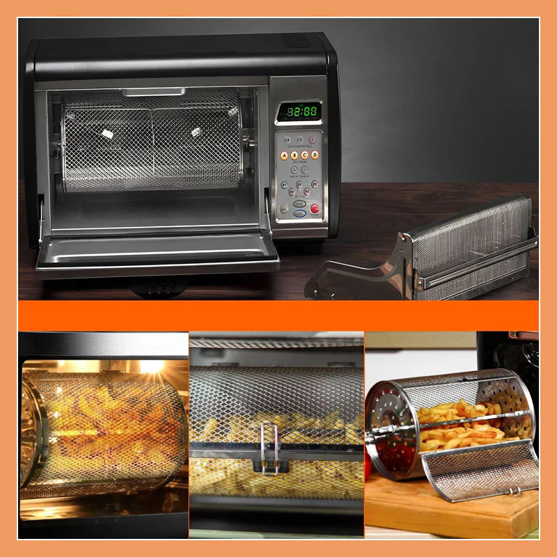 Optimized Product Title: "Heißluftfritteusen Rotisserie-Korb – Perfekte, Gleichmäßige Garung für Köstliche Ergebnisse" 

This title includes relevant keywords while emphasizing the product's benefits for better visibility and appeal in Google Shopping.