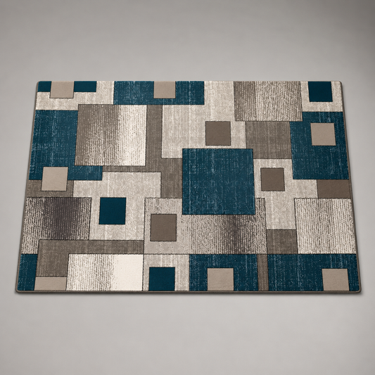 Geometric Area Rug - Main View