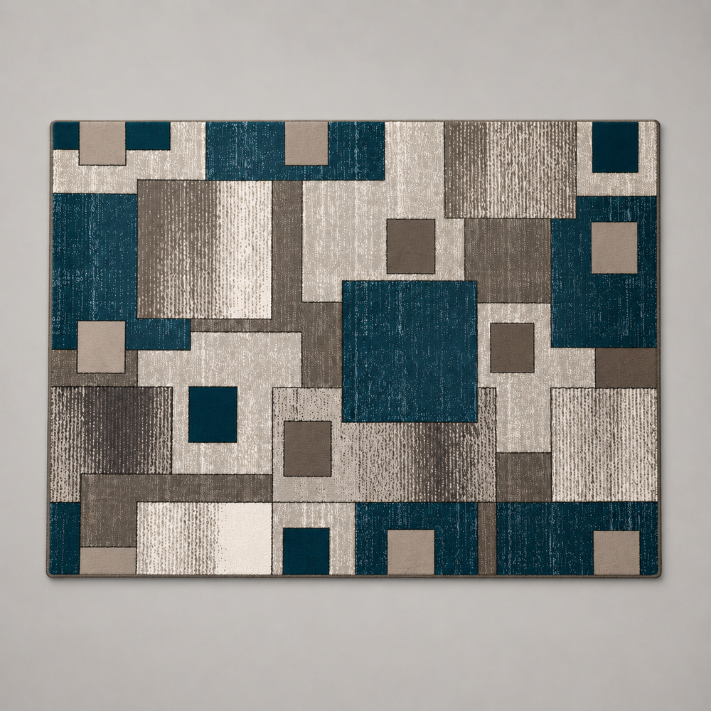 Geometric Area Rug - Lifestyle