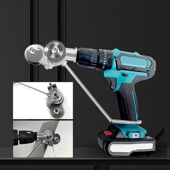 Enhanced Product Title: **Blechnibbler-Aufsatz für Bohrmaschine – Präzise 360° Rotationsschneider für Saubere Metall- und Blecharbeiten** 

This title includes relevant keywords and emphasizes the product's features for better visibility in Google Shoppin
