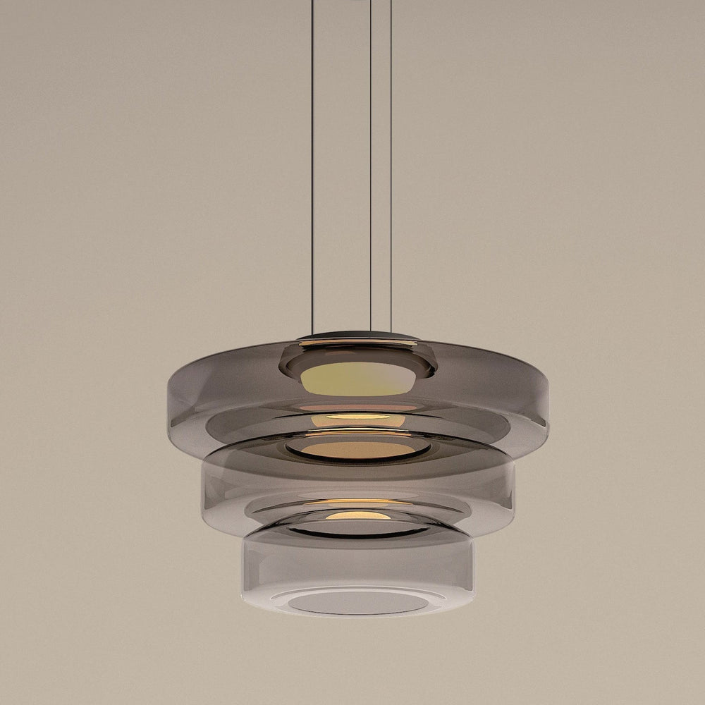Glass Pendant Lamp | Bauhaus Style Hanging Light