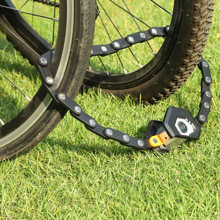Optimized Product Title: **Faltbares Fahrradschloss – Kompakte, Bohrsichere Sicherheit für Ihr Fahrrad | Hochwertiger Zylinder für maximalen Schutz**