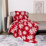 Cozy Christmas Wool Blanket Throw - Perfect for Sofa & Bed Decor
