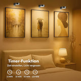 Enhanced Product Title: **Kabellose Magnetische Bildleuchte – Dimmbare LED mit 3 Farbtemperaturen & RGB-Funktion für perfekte Beleuchtung** 

This title includes relevant keywords while maintaining clarity and appeal for potential customers.