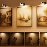 Wireless Magnetic Picture Light – Dimmable, 3 Color Temperatures & RGB, Remote Control