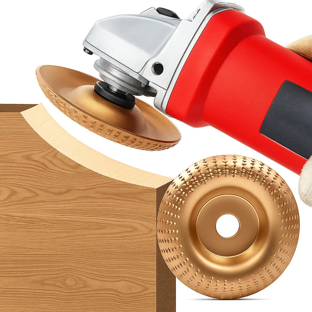 Wood Carving Disc Set – Tungsten Carbide, 100mm & 3-Piece for Angle Grinders