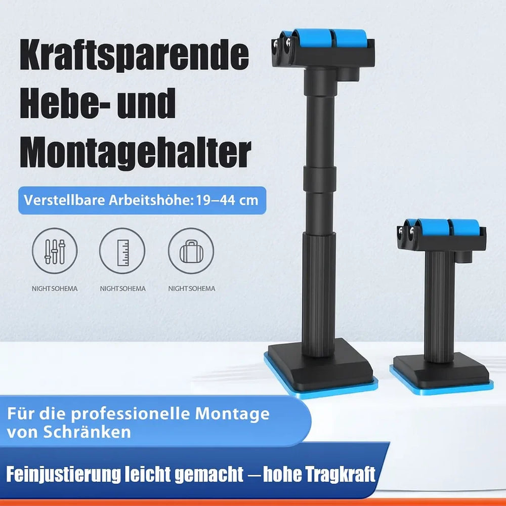 Enhanced Product Title: "Montage- und Hebeschienen für mühelose & sichere Schrankmontage – Hochwertige Befestigungslösungen für Ihre Möbel" 

This title includes relevant keywords while maintaining clarity and appeal for potential customers.