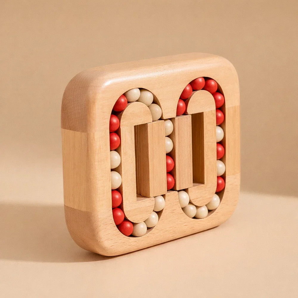 Enhanced Product Title: "Premium Wooden Spinning Puzzle - Engaging Educational Toy for Kids | Safe, Durable, and Fun!" 

This title includes keywords that may improve visibility on Google Shopping while also highlighting the product's features and benefit