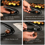 Optimized Product Title: "Nussschäler für Kastanien & harte Nüsse – Sicherer, kraftsparender Nussknacker für müheloses Schälen" 

This title includes relevant keywords while enhancing clarity and appeal for potential customers.