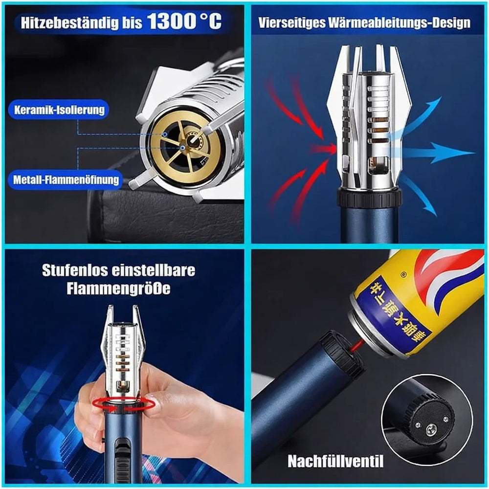 Enhanced Product Title: "Wetterfestes Sturmfeuerzeug mit einstellbarer Jetflamme – Ideal für Outdoor-Aktivitäten" 

This title includes relevant keywords while also highlighting the product's features and benefits, making it more appealing for Google Shop