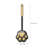Silicone Cat Paw Toilet Brush – Scratch-Free Bristles, Quick-Dry & Holder Set