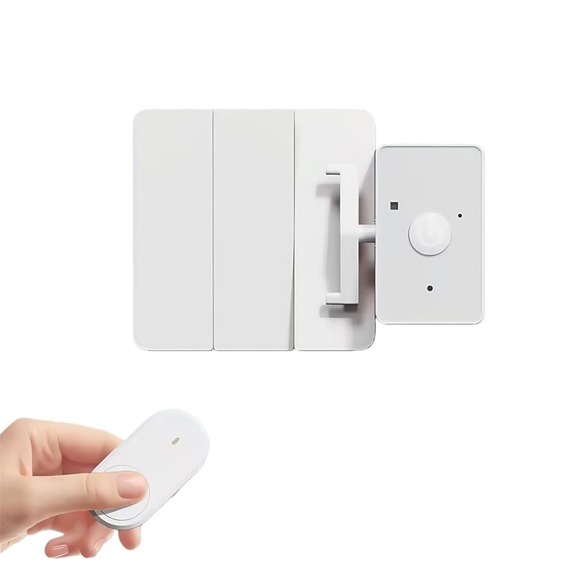 Wireless Remote Light Switch – 433MHz 1.5km Range, USB Rechargeable & Adhesive Mount