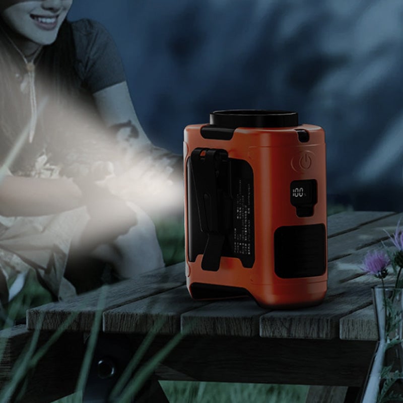 Portable Belt Clip Fan – Hands-Free Cooling, USB Rechargeable & Adjustable Speeds