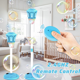 LED Bubble Machine with Remote – 50m Range, Lamp Post Design, Indoor & Outdoor