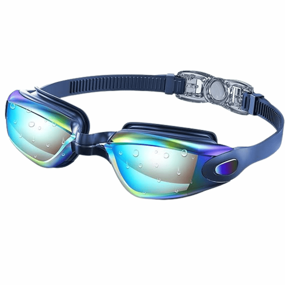 Anti-Fog Swimming Goggles – UV Protection, Silicone Seal & Adjustable Strap
