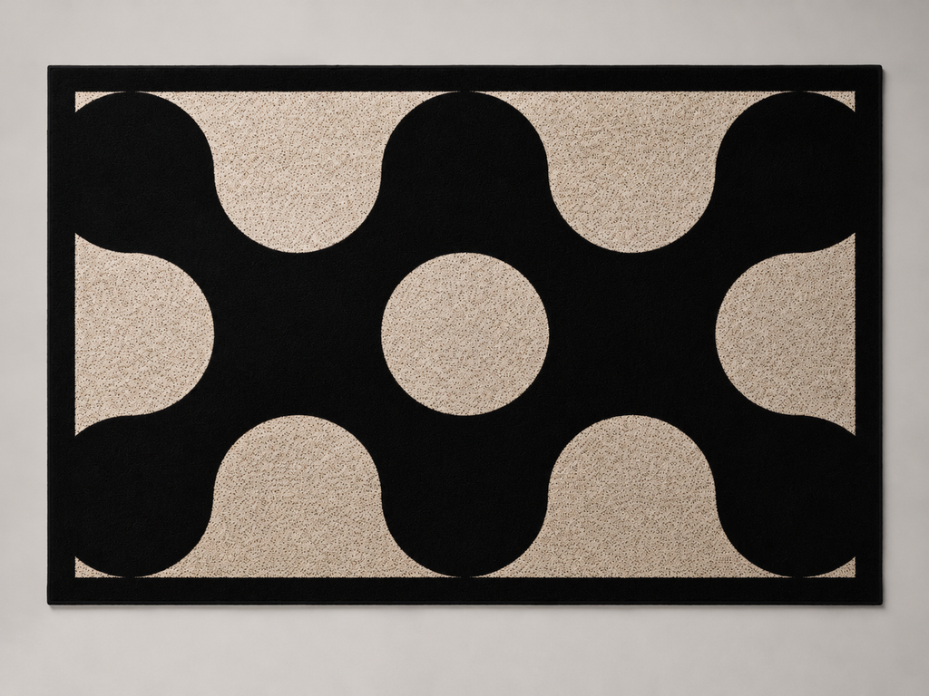 Modern Geometric Rug - Detail