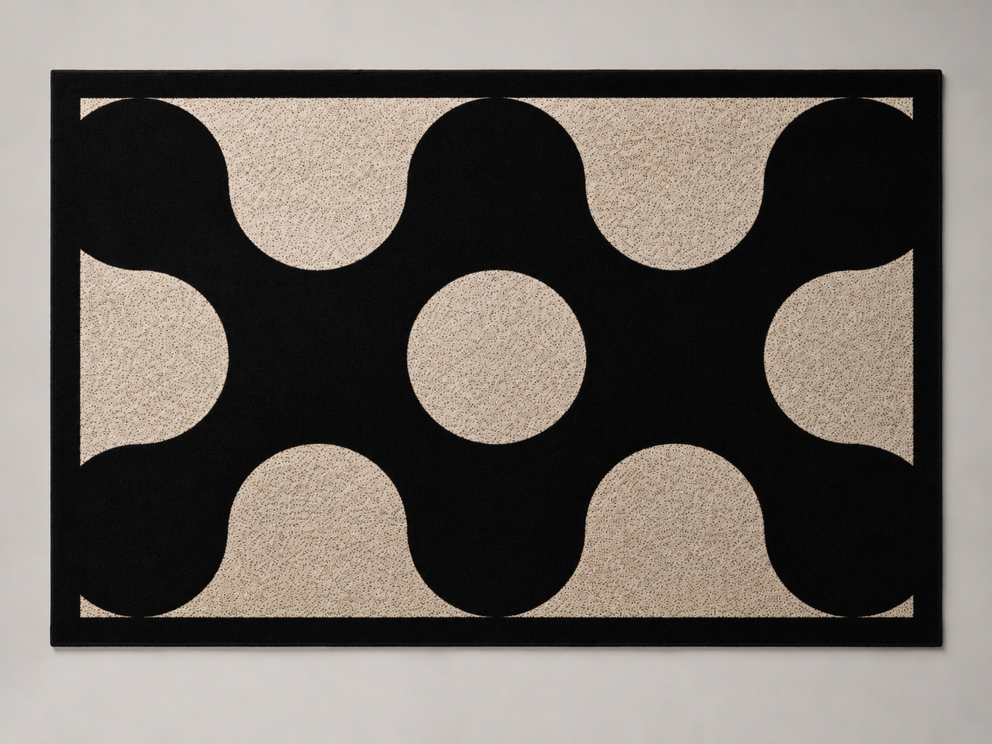 Modern Geometric Rug - Detail