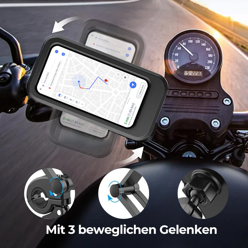 Optimized Product Title: **Wasserdichte Smartphone-Halterung für Fahrrad und Motorrad – Universelle Handyhalterung mit 360° Drehung und Touchscreen-Funktion** 

This title includes relevant keywords and highlights key features to attract more clicks on Go