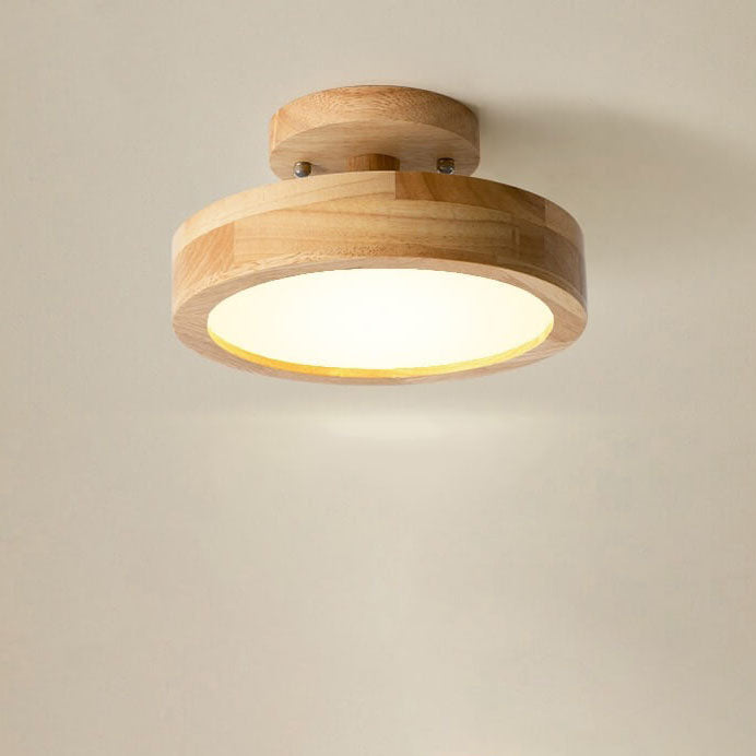 Round LED Ceiling Light – 3 Light Colors, Semi-Flush Mount & 3 Sizes