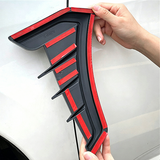 Carbon-Look Car Side Vents – Self-Adhesive, Weatherproof TPU & 24×17cm Pair