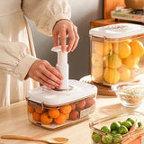 Vacuum Food Storage Container – Hand Pump, BPA-Free & Dishwasher Safe