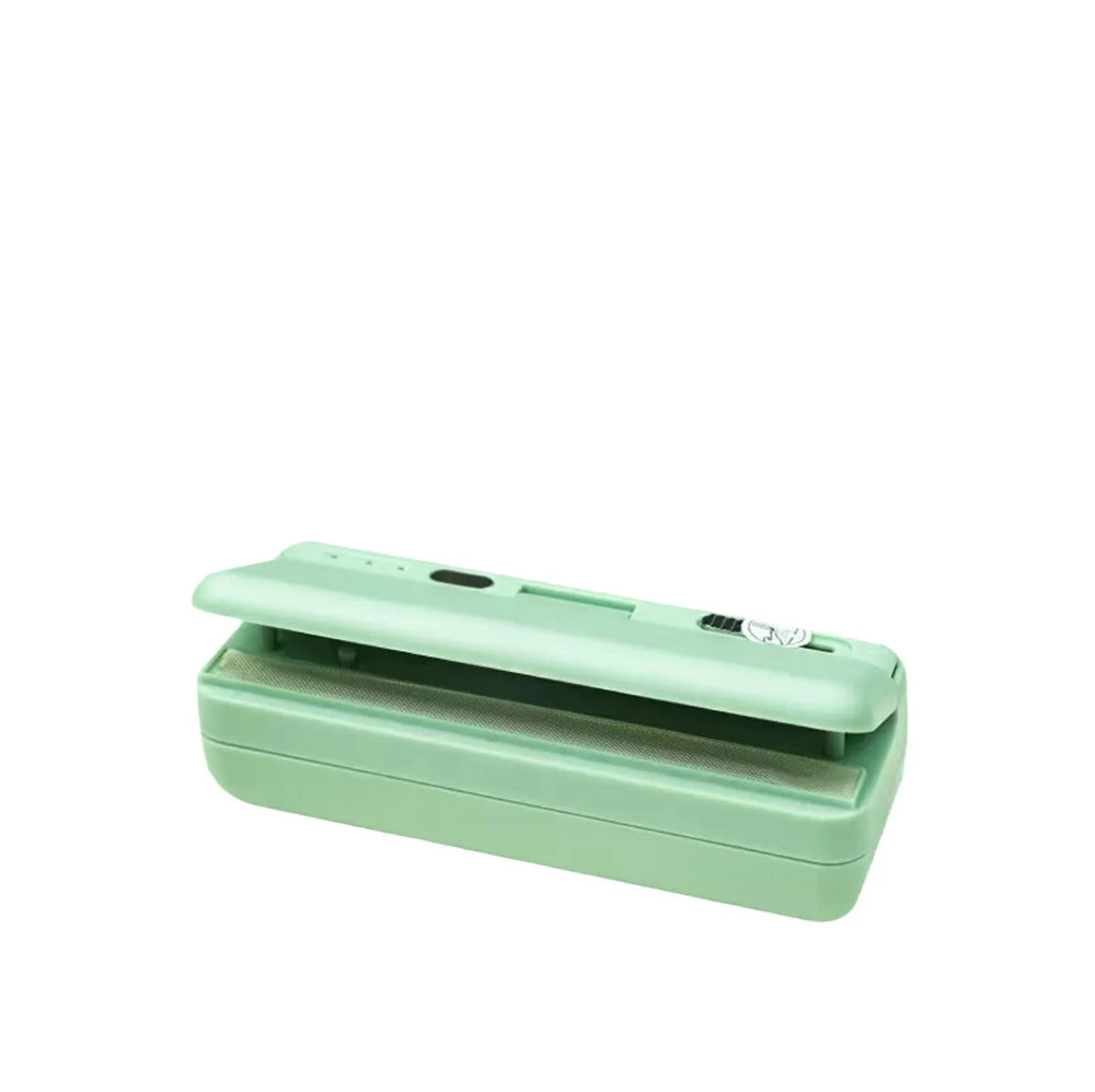 Mini Bag Sealer – USB Rechargeable, Built-In Cutter & Compact Design