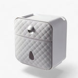 Toilettenpapierhalter mit wasserdichter Abdeckung und Ablage