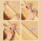 Bed Sheet Fastener Clips – Double Snap Grip, ABS Plastic & 18 or 36 Pack