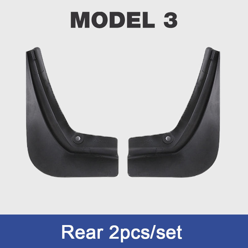 Car Fender Mud Flaps – TPE Material, Black & Tesla Model 3/Y Compatible