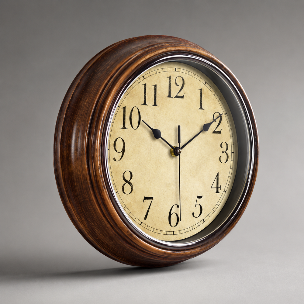 Classic Wooden Wall Clock