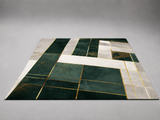 Abstract Patterned Rug - Detail
