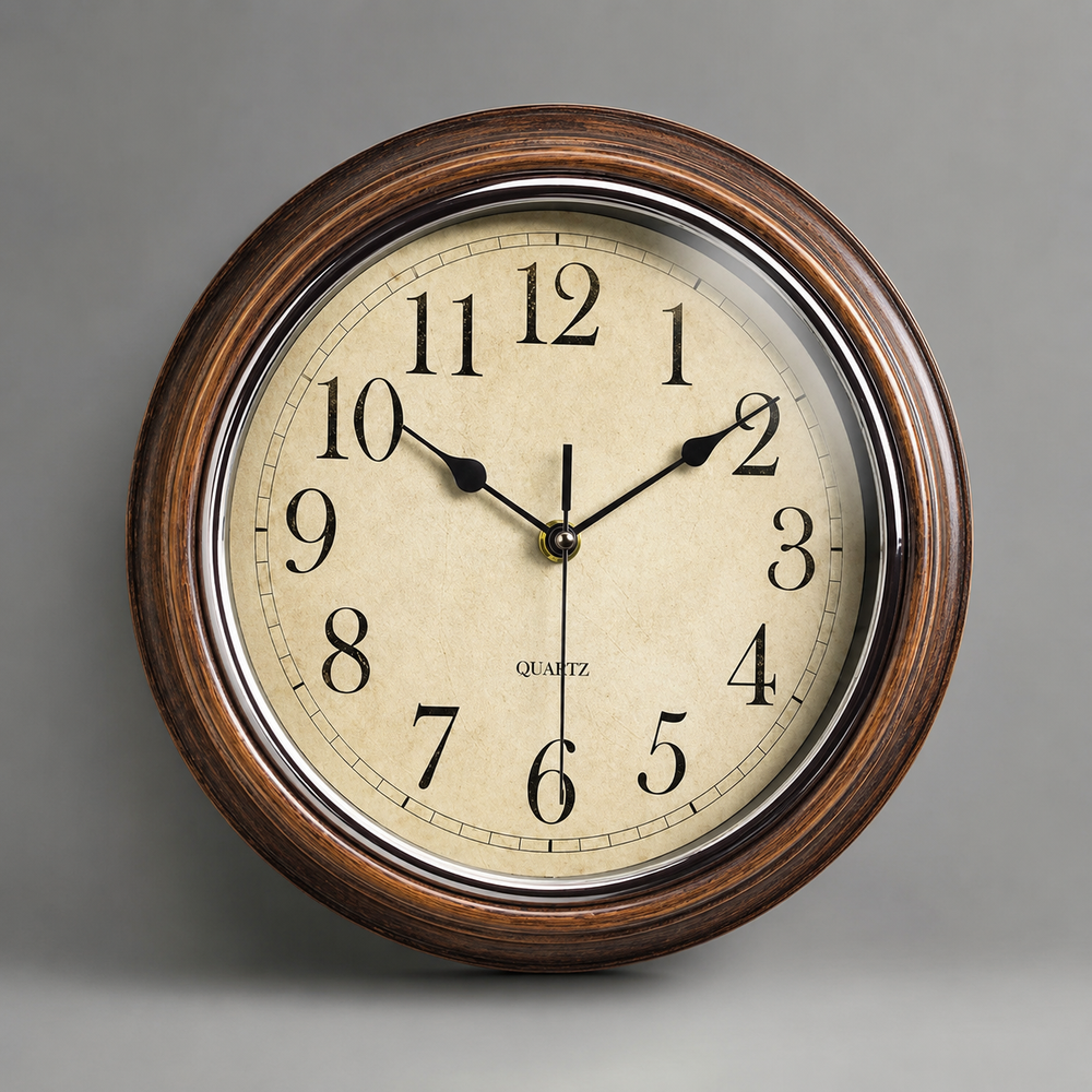 Classic Wooden Wall Clock