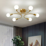 Optimized Product Title: "Moderne Goldene LED Deckenleuchte mit E27 Fassungen – Elegantes Design für Wohnräume" 

This title includes relevant keywords while enhancing clarity and appeal for potential customers.