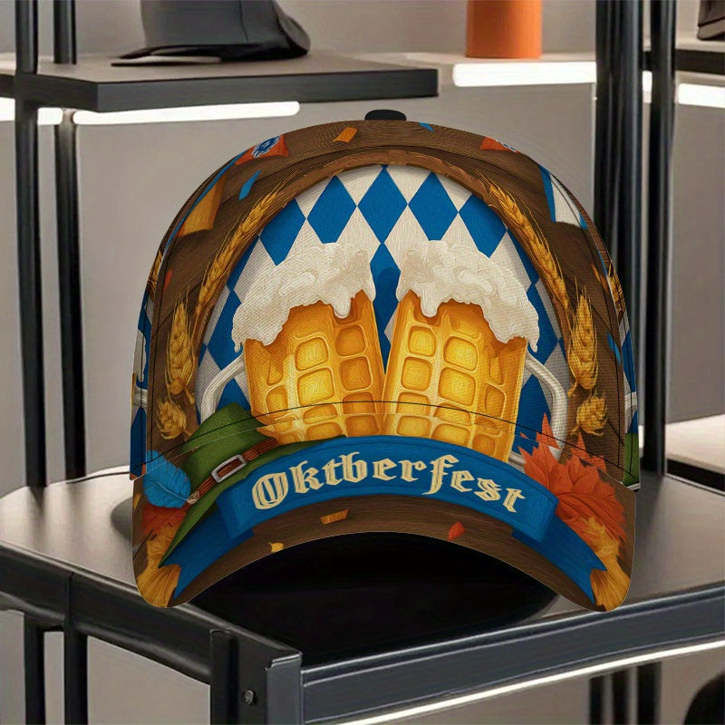 Oktoberfest Baseball Cap – All-Over Print, Snapback & Unisex