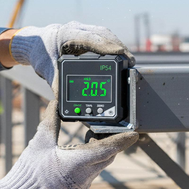 Digital Angle Finder – Magnetic, IP54 Waterproof & 360° with ±0.2° Accuracy