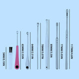 Stainless Steel Ear Cleaning Set – 6 Tools, Reusable & Storage Case