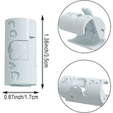 Bed Sheet Fastener Clips – Double Snap Grip, ABS Plastic & 18 or 36 Pack