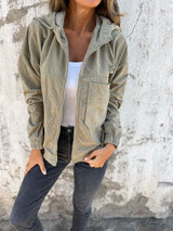 Enhanced Product Title: Concetta Women's Hooded Zip-Up Leisure Jacket - Stylish & Comfortable Outerwear for Everyday Wear

This optimized title includes relevant keywords while maintaining clarity and appeal for potential buyers.