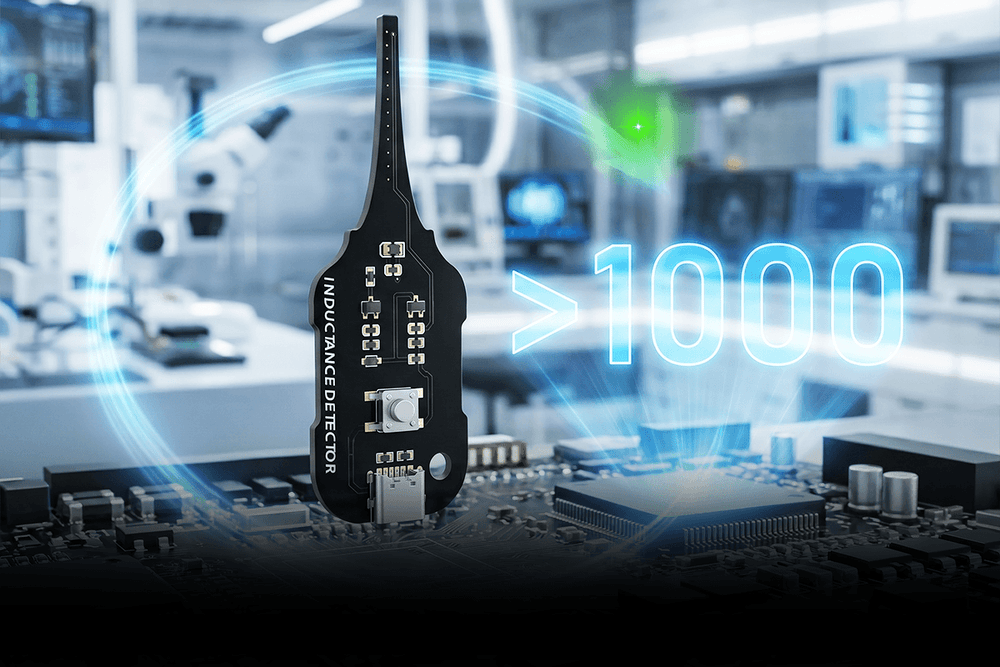 Inductance Tester for Electronics – Non-Contact Coil Detector & LED Indicator