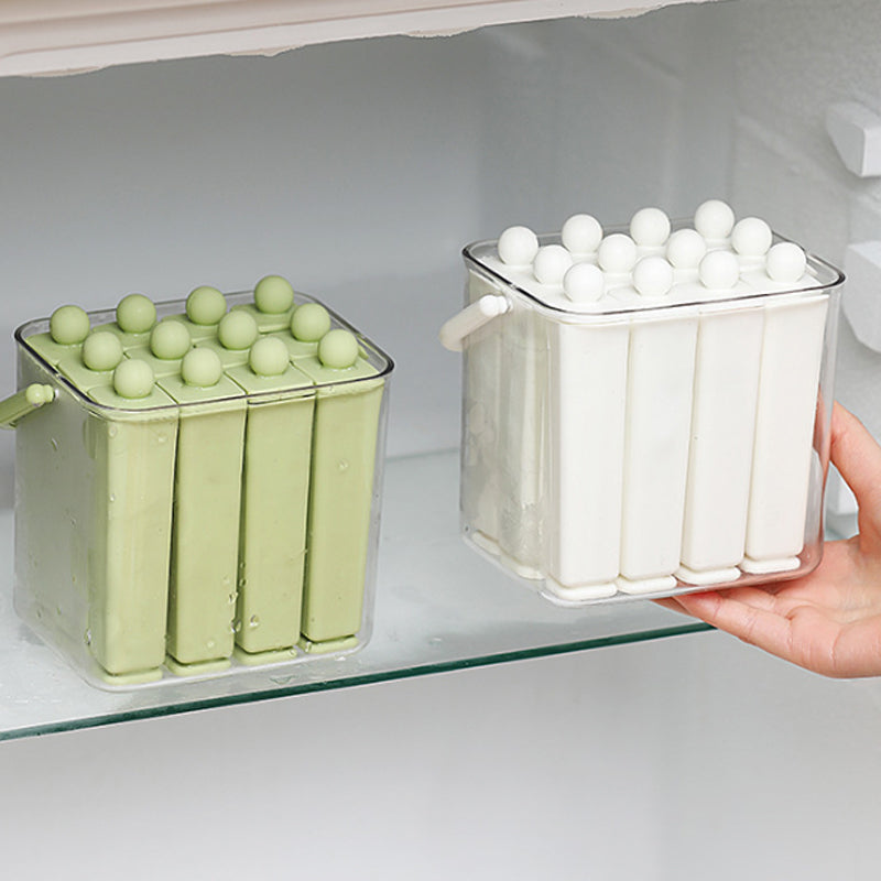 Ice Stick Mold Set – Flexible Silicone, Fits Bottles, 6 or 12 Sticks with Storage Box
