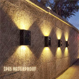 Solar LED Wall Light – IP65 Waterproof, Warm White, Wireless, 10-Hour Runtime